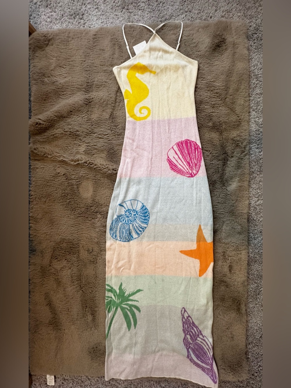 Capittana Barbara seashells maxi dress 
Sea Shell Halter Knit - Picture 5 of 7